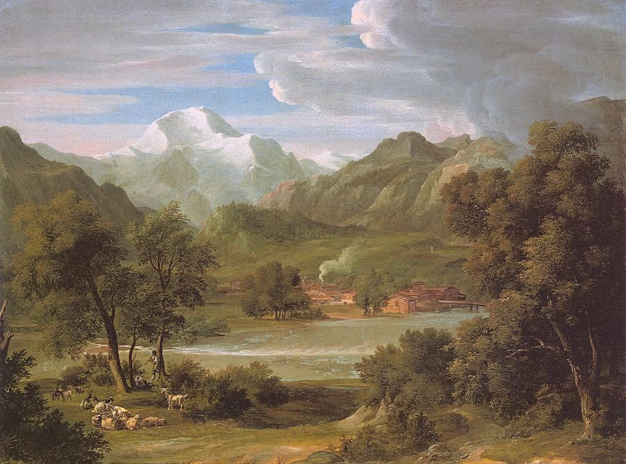 La valle di Lauterbrunner, 1821